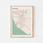 oxnard, california map poster - image 1