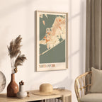 southampton, new york map poster - image 2