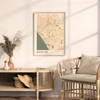 oceanside, california map poster - image 2