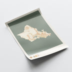 oahu, hawaii map poster - image 4