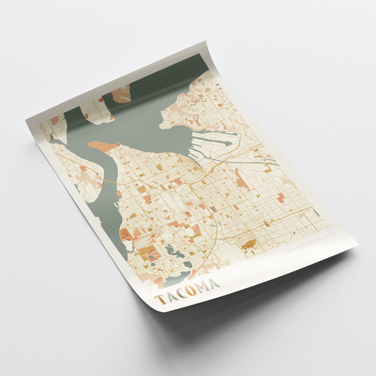 tacoma, washington map poster - image 4