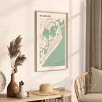 wildwood, new jersey map poster - image 2