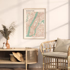 manhattan, new york map poster - image 3