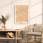 charleston, west virginia map poster - image 3