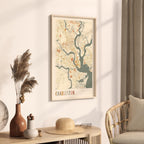 charleston, south carolina map poster - image 2