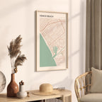 venice beach, california map poster - image 2
