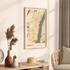 hoboken, new jersey map poster - image 2