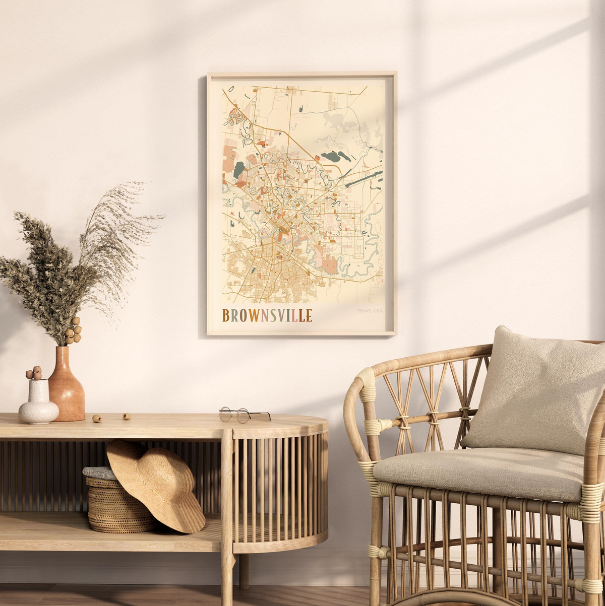 brownsville, texas map poster - image 3