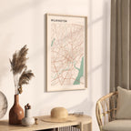 wilmington, delaware map poster - image 3