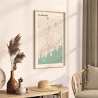 stamford, connecticut map poster - image 2