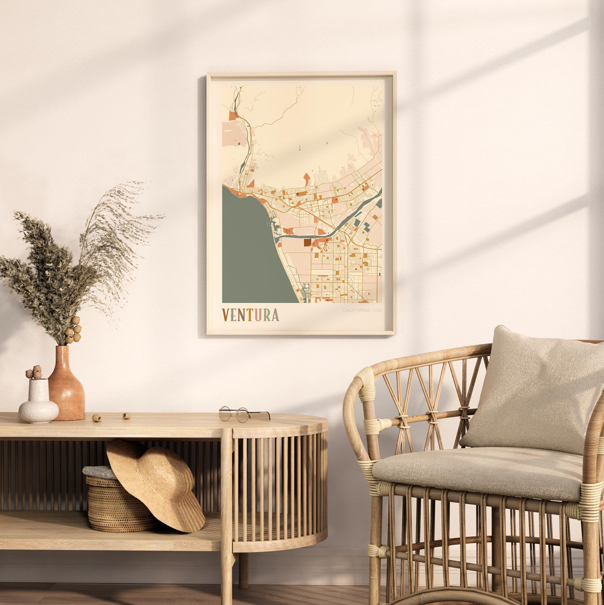ventura, california map poster - image 3