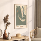 sanibel island, florida map poster - image 2