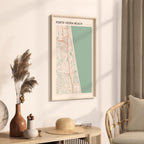 ponte vedra beach, florida map poster - image 2