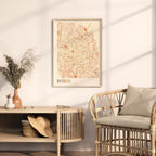 dothan, alabama map poster - image 3
