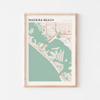 madeira beach, florida map poster - image 1