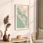 madeira beach, florida map poster - image 2