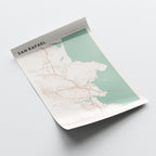 san rafael, california map poster - image 4