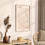 los feliz, california map poster - image 2