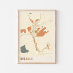 durango, colorado map poster - image 1