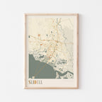 slidell, louisiana map poster - image 1