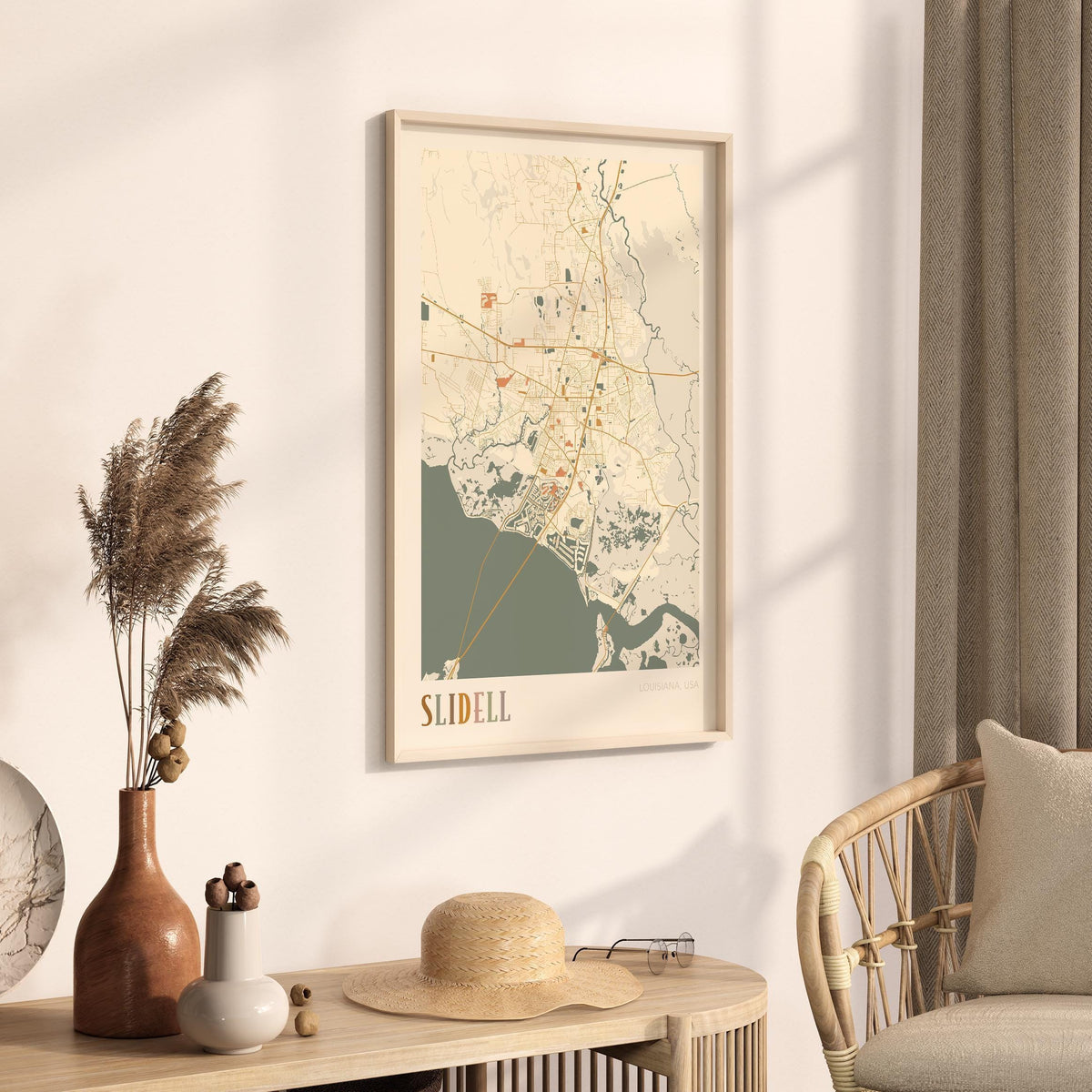slidell, louisiana map poster - image 2