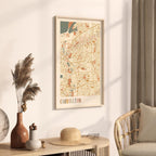 carrollton, texas map poster - image 2