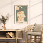 san francisco, california map poster - image 3