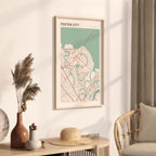 foster city, california map poster - image 2
