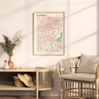 elizabeth, new jersey map poster - image 3