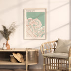 foster city, california map poster - image 3