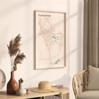 pleasanton, california map poster - image 2