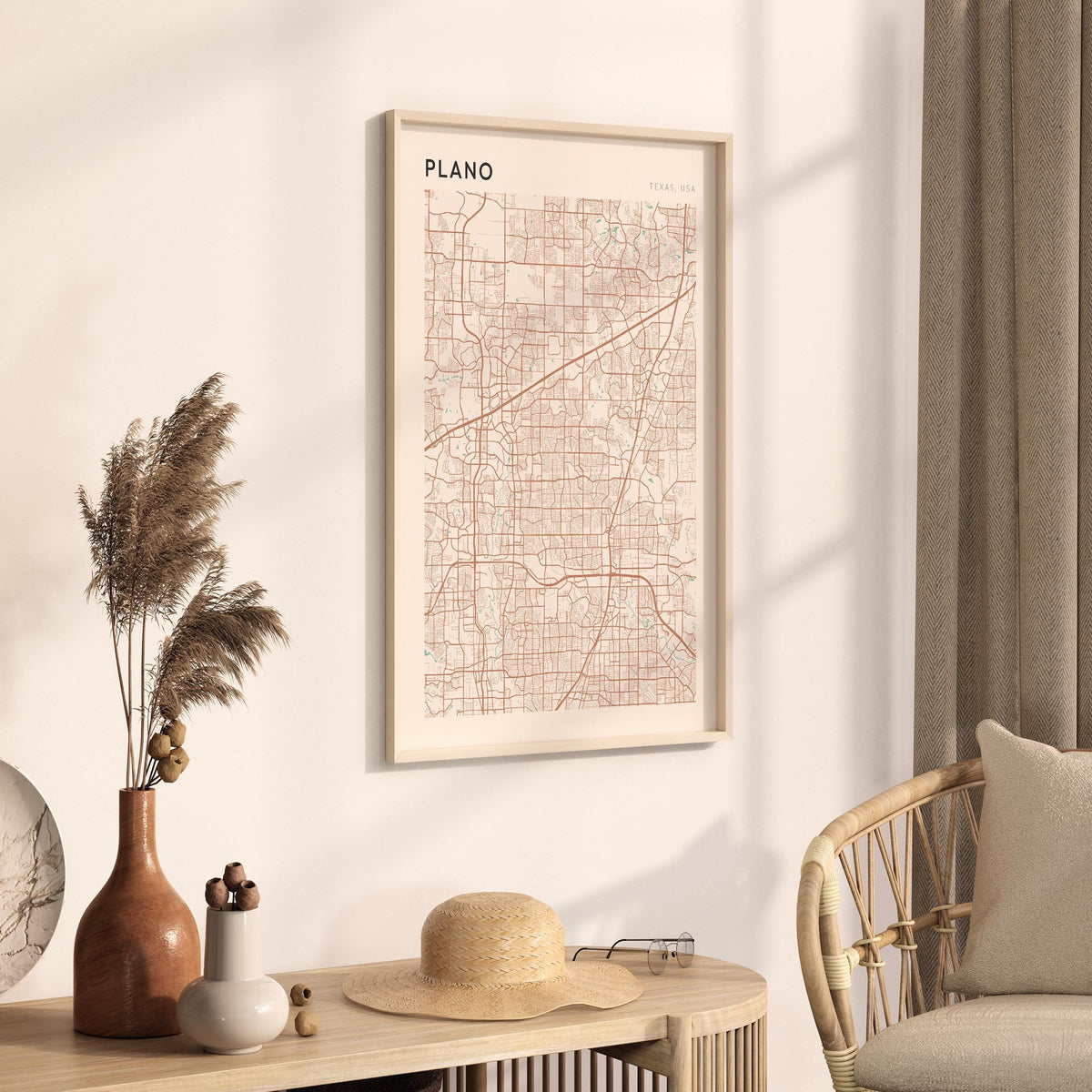 plano, texas map poster - image 2