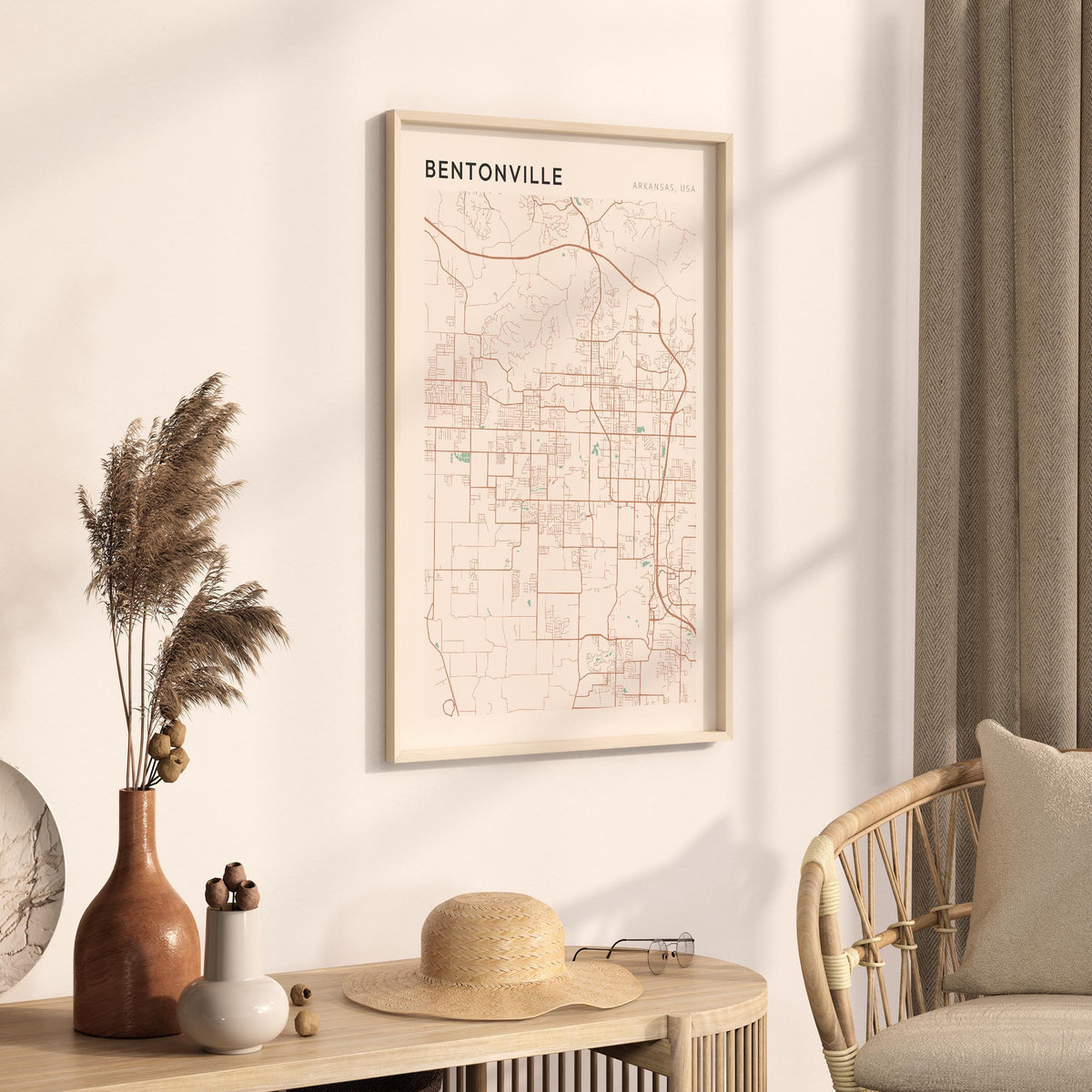bentonville, arkansas map poster - image 3