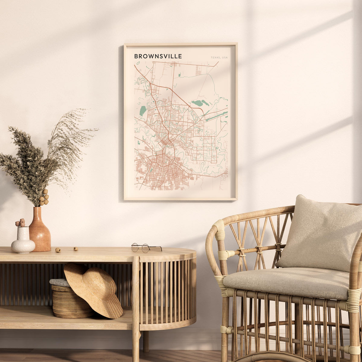 brownsville, texas map poster - image 3