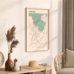 kaneohe, hawaii map poster - image 2