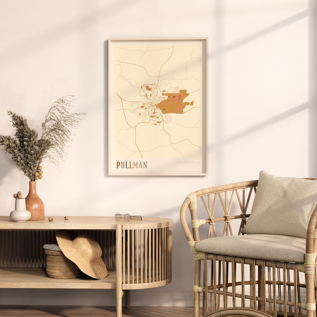 pullman, washington map poster - image 3