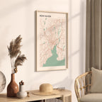 new haven, connecticut map poster - image 2