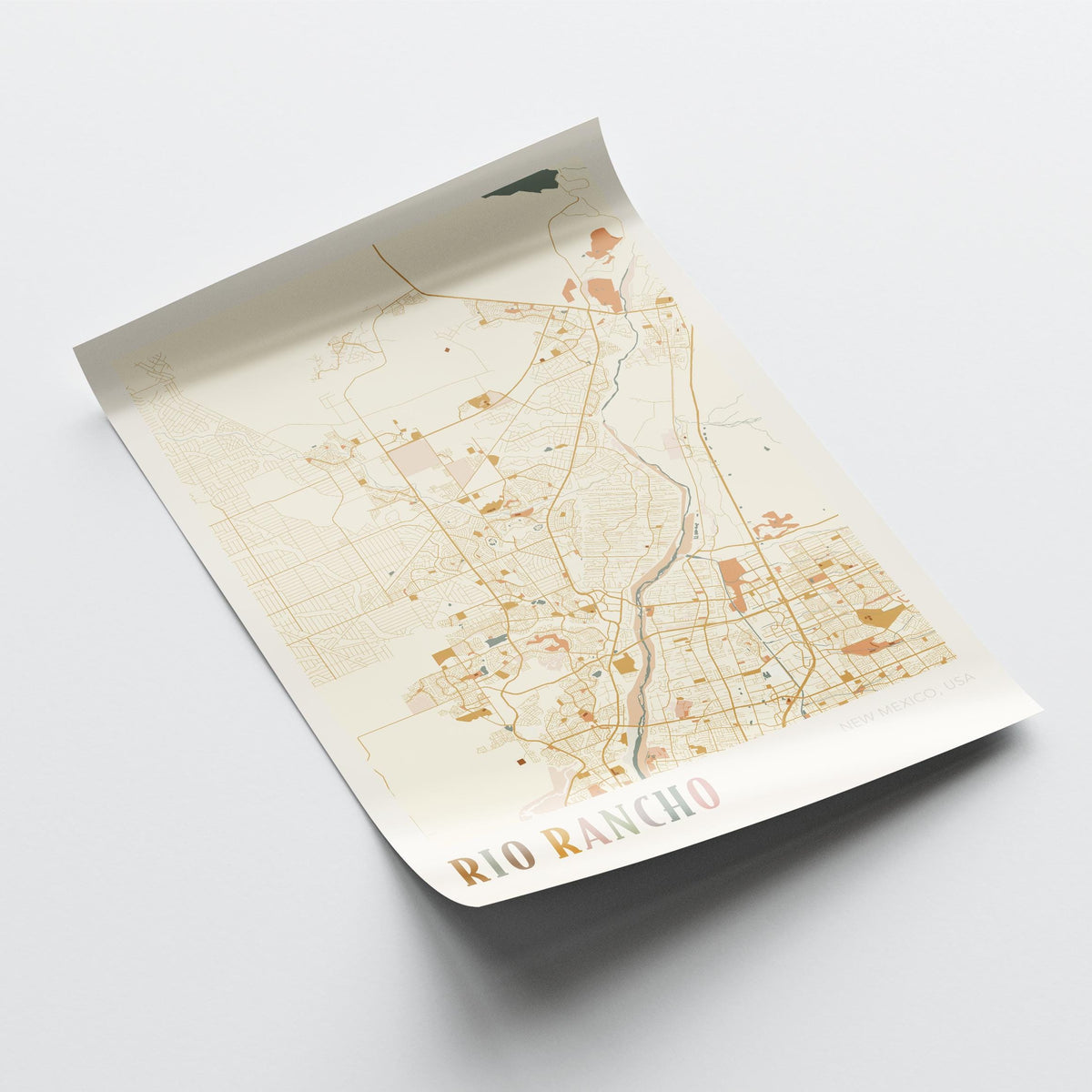 rio rancho, new mexico map poster - image 4