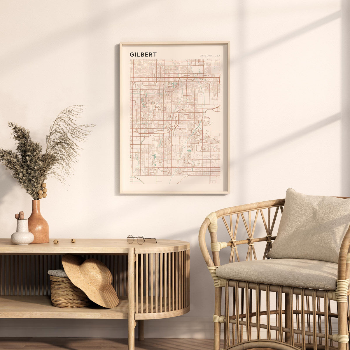 gilbert, arizona map poster - image 3