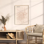 lubbock, texas map poster - image 3