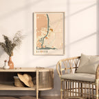 la conner, washington map poster - image 3