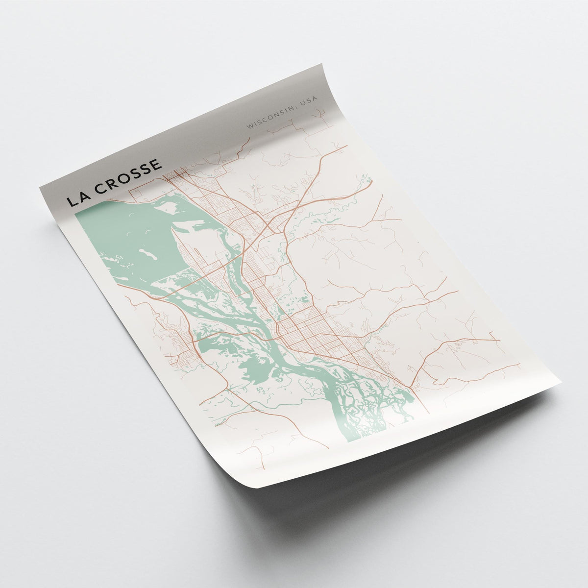 la crosse, wisconsin map poster - image 4