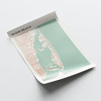 miami beach, florida map poster - image 4