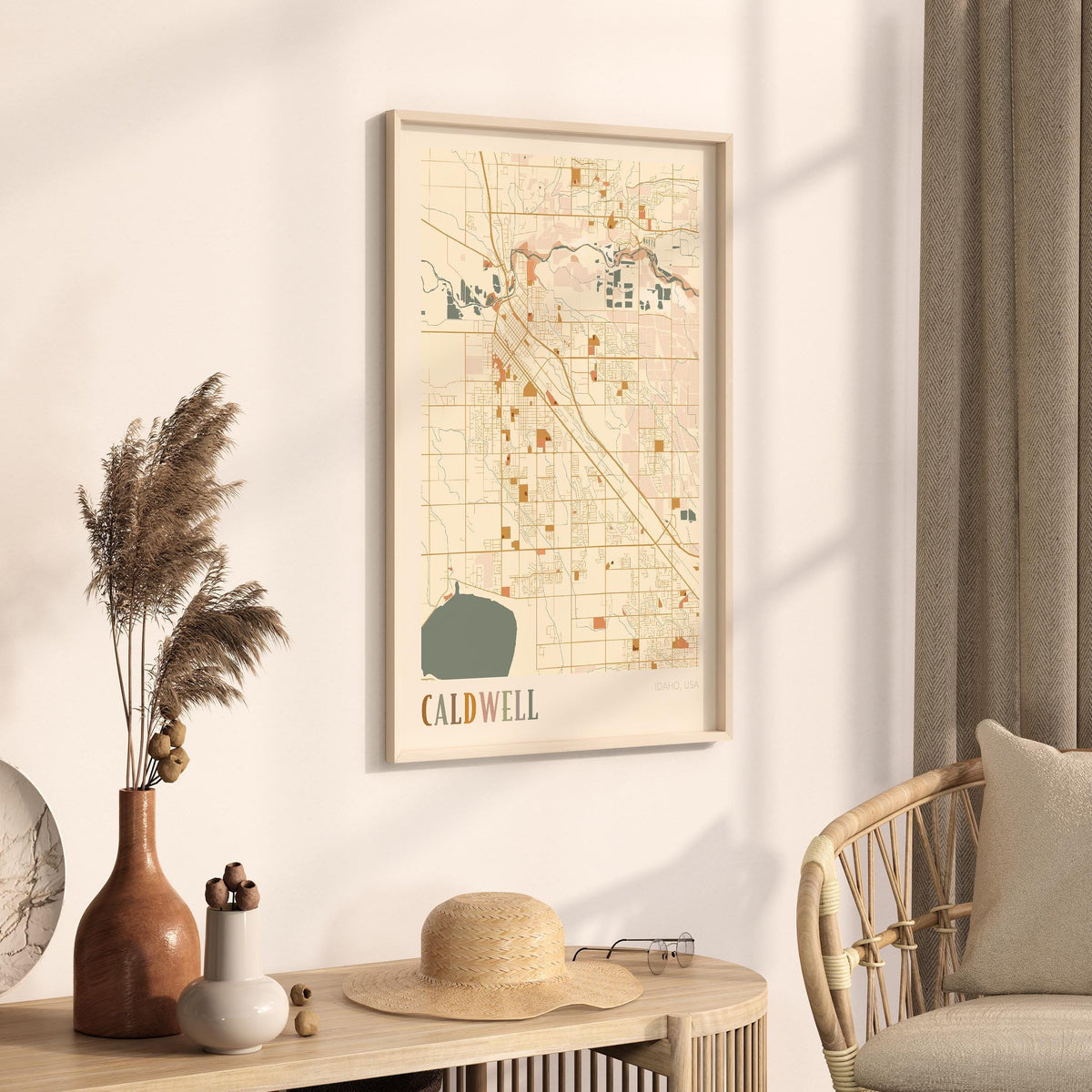caldwell, idaho map poster - image 2