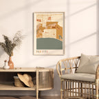 isla vista, california map poster - image 3