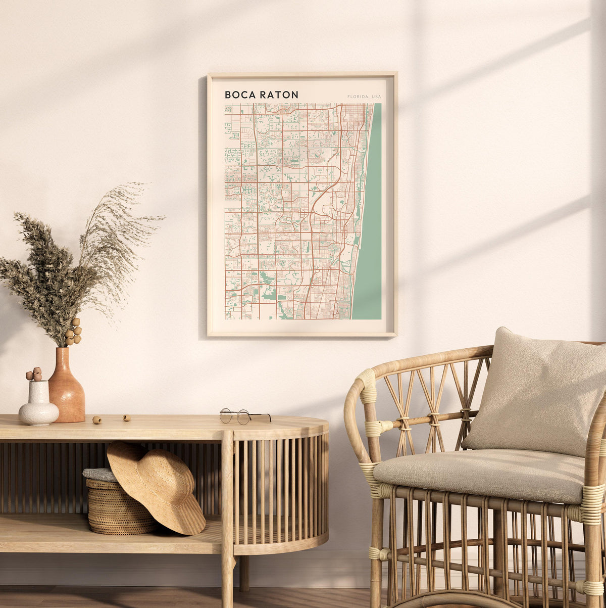 boca raton, florida map poster - image 3