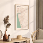 encinitas, california map poster - image 2