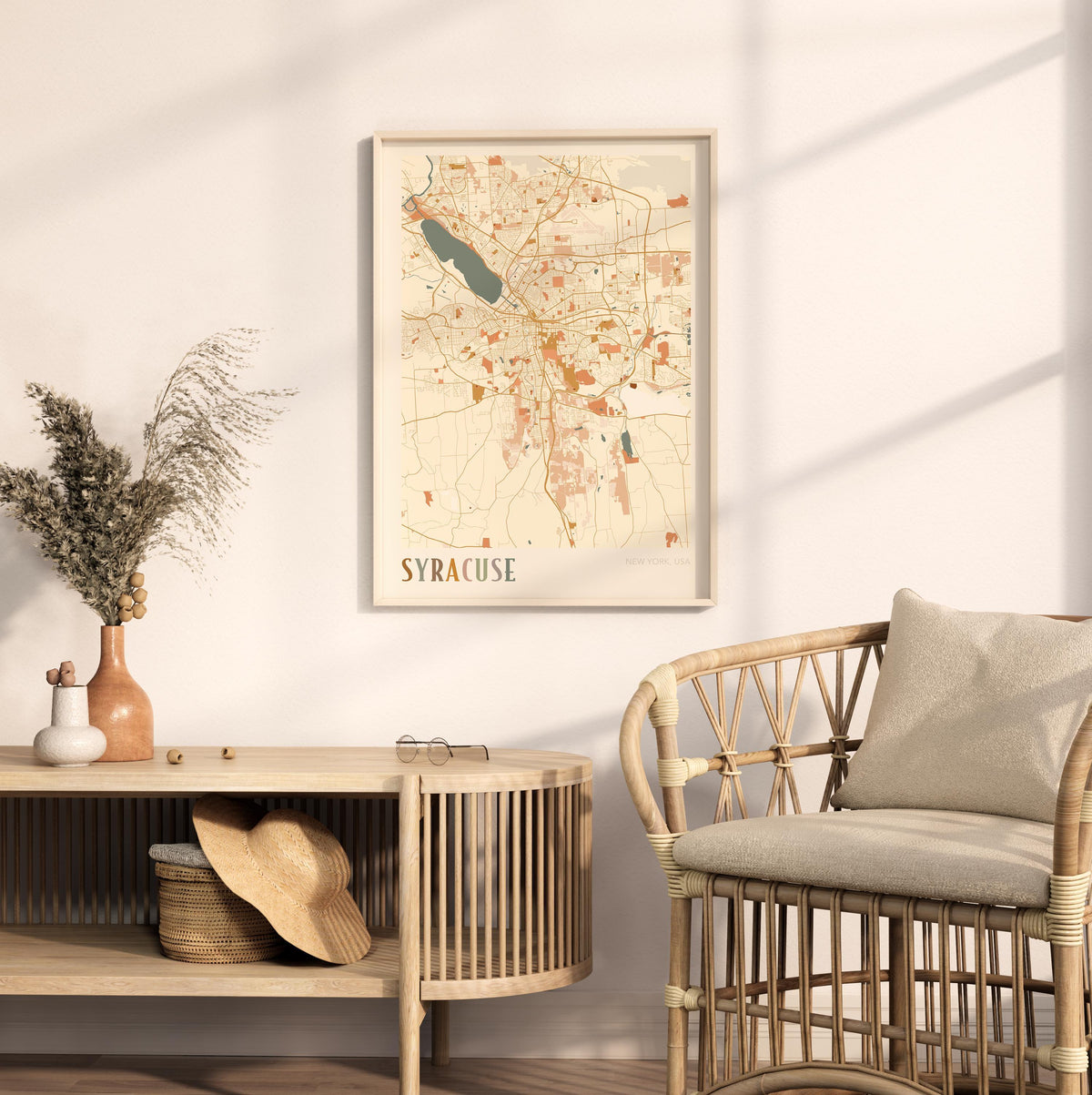 syracuse, new york map poster - image 3