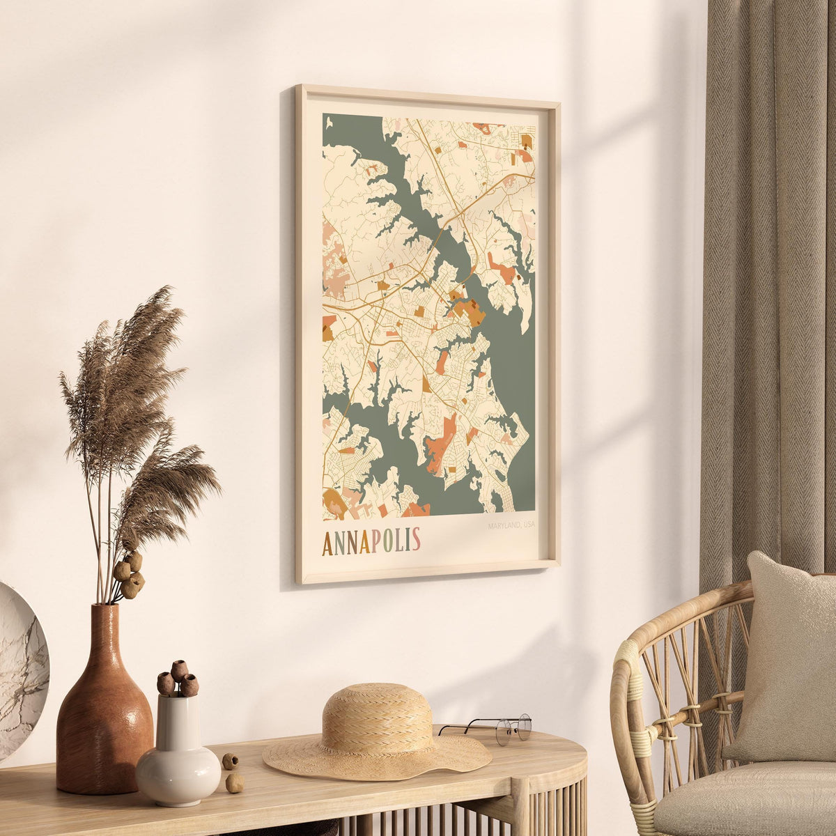 annapolis, maryland map poster - image 2