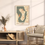 mercer island, washington map poster - image 3